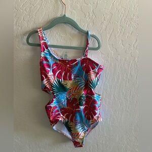 Girls Coral Reef bathing suit. Size 10